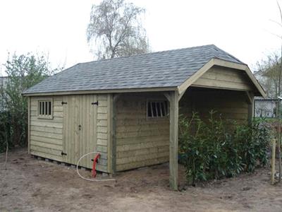 Cottage tuinhuizen Paneelbouw